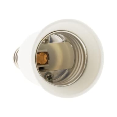 Adaptateur de douille fiche mâle E14 vers fiche femelle E27 - Zenitech