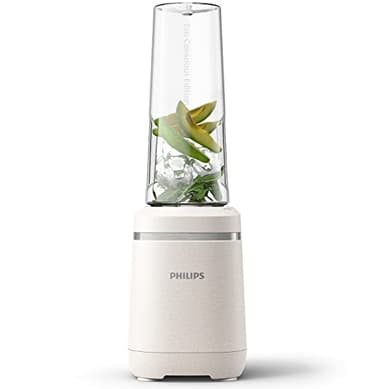 Philips Domestic Appliances Blender - Eco Conscious Edition, 350 W, technologie ProBlend, Tritan Renew, gobelet sans BPA, blanc satiné (HR2500/00)