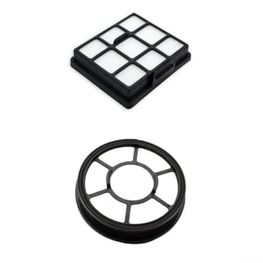 Filtres de rechange lavables et réutilisables compatibles avec aspirateurs Basics sans sac 16H 71EU4 et VCM43B16H pour une meilleure filtration et une meilleure longévité de l'appareil (1 lot)