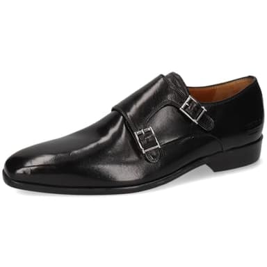 Melvin & Hamilton Homme Lance 10 Mocassin à Sangles, Noir, 42 EU