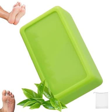 Savon apaisant à l'huile d'arbre à thé, un gel douche naturellement antibactérien formulé à base d'huile d'arbre à thé, d'huile de coco et d'hamamélis pour purifier le visage et le corps.