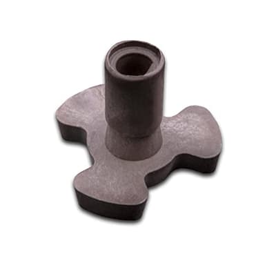 vhbw Triangle universel pour plateau de micro-ondes avec un support Y par ex. compatible avec Bosch et de nombreuses autres marques