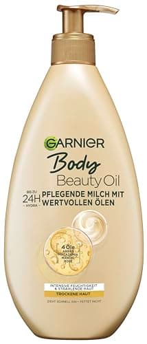 Garnier Oil Beauty Masque nourrissant Huile pour le corps riche avec huile d'argan et huile d'amande, huile de rose et macadamia 400 ml