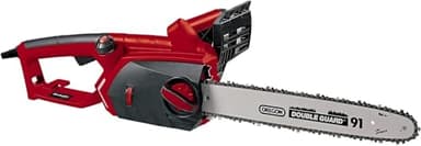 Einhell Tronçonneuse électrique GE-EC 2240 (2200 W, Longueur de coupe 37,5 cm, Guide-chaîne et chaîne Oregon, Démarrage progressif)