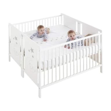 Lit jumeau Indi pour Jumeaux (2 Lits) + kit jumeau pour Assembler Les Deux Lits CoolDreams