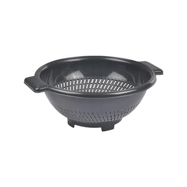 Homéa Essentiel, Passoire Plastique D25 x H10 cm Anthracite