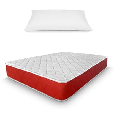 amuéblate online Matelas viscoélastique réversible 90 x 190 cm, Anti-acariens, antibactérien et hypoallergénique