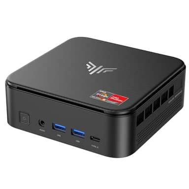 NiPoGi E3B Mini PC ΑΜD Ryzen 5 7430U(Max 4.3GHz,6C/12T) 32Go RAM(16Go+16Go Dual Channels)/1To SSD Mini Ordinateur de Bureau Étude WiFi 6/BT 5.2/4K Triple Display/VESA Supporté