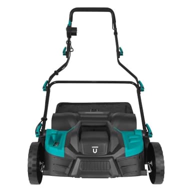 VONROC Scarificateur - Aérateur - 1500W - largeur de coupe 36 cm - 5 réglages : 4 réglages de profondeur de coupe (12/9/6/3 mm) + 1 mode transport (+10mm) - bac de ramassage 45L inclus