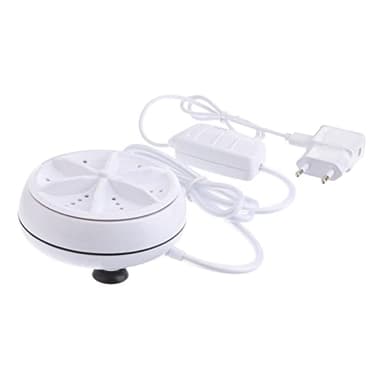 iplusmile Mini Machine à Laver Portable Turbine à, Lave-linge Compacte Abs, Basse Consommation, Pour Voyages Et Dortoirs, 1 Unité Prise Ue, Tension Ac220, Usage Multifibres