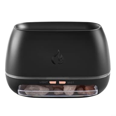 HOHOVYVY Diffuseur d'aromathérapie 200 ml Humidificateur 7 couleurs Huile essentielle Nébuliseur silencieux 36 dB (noir)