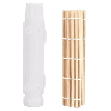 IKOPFLN 2 pièces Ensemble de fabrication de sushis, machine à rouleaux de sushi pour débutants, bazooka à sushi, moule à boulettes de riz, moule à sushi, kit sushi maki complet