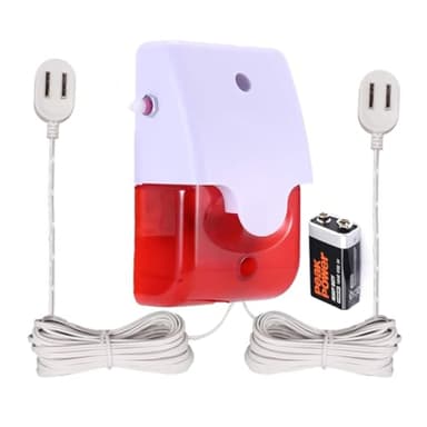 Détecteur de fuites d'eau avec Double sonde, 5M par câble de sonde, Max 120 DB réglable Acoustique & visuel capteur d'eau