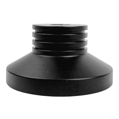 Adaptateur de tourne-disque vinyle conçu avec précision, accessoire idéal pour un usage domestique et DJ professionnel (noir)