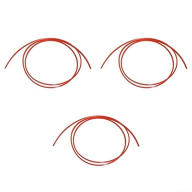 Lot de 3 cordons d'alimentation ronds de 2 à 4 mm de diamètre, longueur 2 mètres, compatible avec différentes lames de tondeuse à gazon pour une meilleure fonctionnalité de la tondeuse