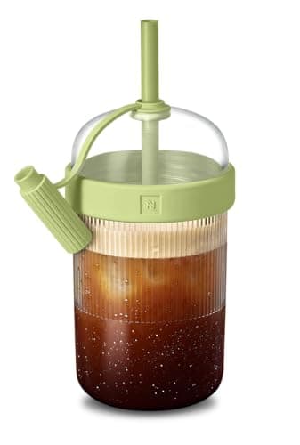 Nespresso Federico Peri Gobelet de voyage pour boissons froides uniquement 540 ml Pistache