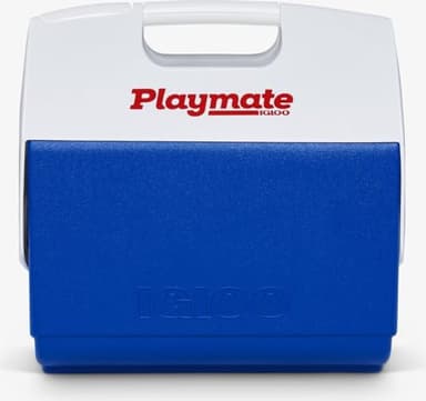 Igloo Playmate Elite - Glacière Passive 15L - Froid Longue durée - Mini Réfrigérateur Portable pour Le Sport, la Plage, Les Pique-niques - Bleu/Blanc