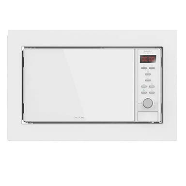 Cecotec Micro-ondes intégré Digital GrandHeat 2350, Noir. 900 W, 23 litres, grill, 9 fonctions préconfigurées, Quick Start, minuteur, Plateau de 27 cm de diamètre. (Blanc)