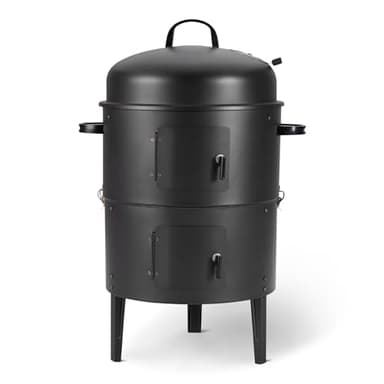 Amazon Basics Fumoir d'extérieur, 1 pièce, 40.6 cm, Noir