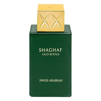 Swiss Arabian Shaghaf Oud Royale Eau de Parfum Unisex 75ML - Une fusion luxueuse de safran, oud et musc - Un parfum irrésistible et intemporel