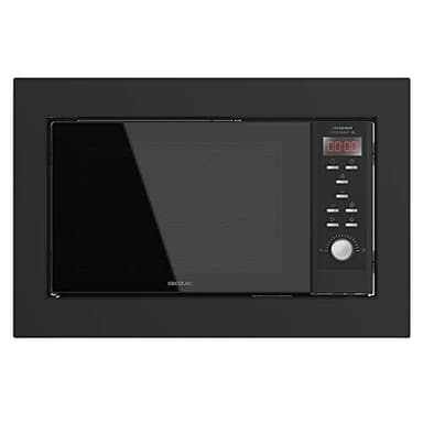 Cecotec Micro-ondes intégré Digital GrandHeat 2350, Noir. 900 W, 23 litres, grill, 9 fonctions préconfigurées, Quick Start, minuteur, Plateau de 27 cm de diamètre. (Noir)