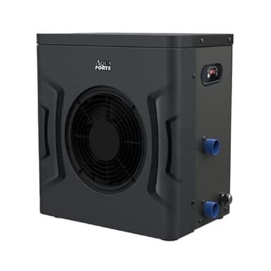 Aquaforte mini Pompe à Chaleur 3 Kw, Bien Adaptée aux Piscines Hors Sol, 4.1 Amp, 0.9 Kw, Taille de Piscine Recommandée 5-15 m3, 19 Kg, 425X290X431 mm, Boîtier en Plastique Abs