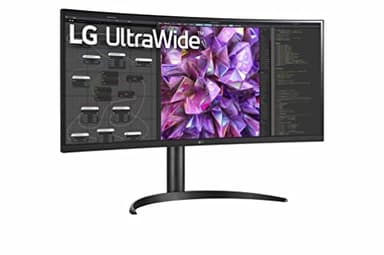 LG UltraWide™ 34WQ75C-B Ecran PC Ultra Large 34" incurve - Dalle IPS résolution UWQHD (3440x1440), HDR 10, sRGB 99%, USB-C, Haut-parleurs intégrés, Noir