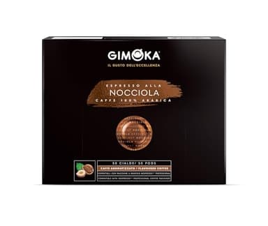 Gimoka - Café aromatisé NOISETTE 100% Arabica - 50 capsules compatibles pour les machines à café Nespresso* Professional Business Zenius et Gemini - Intensité 8