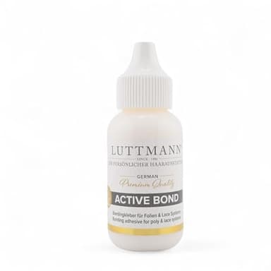 LUTTMANN® Active Bond 38 ml - La colle à perruque professionnelle avec une tenue maximale pour les Lace Wigs, les toupets, les systèmes capillaires & les postiches - testée dermatologiquement