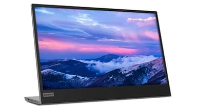 Lenovo L15(A21156FX0) Moniteur Portable, écran 15,6" (Full HD, IPS, 60 Hz, 6 ms, entrée 2 x USB-C, câble vers USB-C, réglable en Inclinaison) - Gris