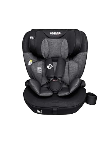 Nania Torino, Siège auto enfants, évolutif 76-150 cm, de 9 à 36 kg, 15 mois à 12 ans, Têtière ajustable 12 niveaux de réglages, Protections latérales,Housse amovible et lavable, Porte gobelet