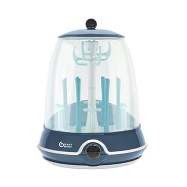 Babymoov Turbo Steam Plus Stérilisateur vapeur 2 en 1 et égouttoir pour biberons