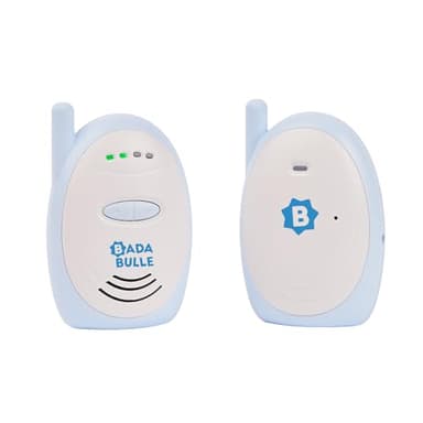 Badabulle Babyphone Audio - Portée 300m - Simple d'Utilisation - Babyphone Compact