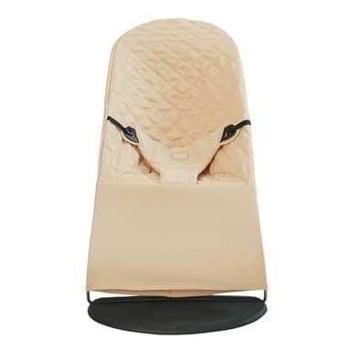 Housse transat bébé. Housse Belltop Compatible avec transat Babybjörn - Balance, Soft et Bliss: hypoallergénique, Douce et Respirante. Housse de hamac Ergonomique (Beige)