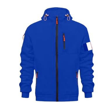 Veste en polaire épaisse pour homme avec fermeture éclair, style décontracté, coupe ample, pull, sweat-shirt en polaire pour l'hiver, vêtements de rue confortables avec sweat-shirt uni pour homme