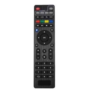 Uqezagpa Télécommande pour TV Box - Large compatibilité - Texture ergonomique - Convient pour différents modèles de téléviseurs - Faible consommation d'énergie