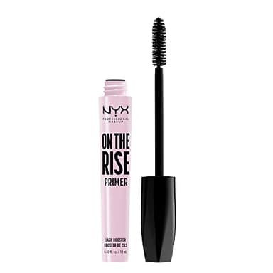NYX Professional Makeup On The Rise Lash Booster, Applicable en Primer ou en Booster Avant et Après le Mascara, Pour des Cils Renforcés et Allongés, Enrichi en Huile de Ricin, Formule Vegan, Gris