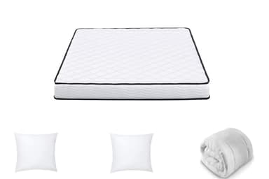 IZTOSS Matelas 160x200CM 14CM Epaisseur avec Couette Oreiller sous Vide.Mousse A Mémoire (160x200CM)