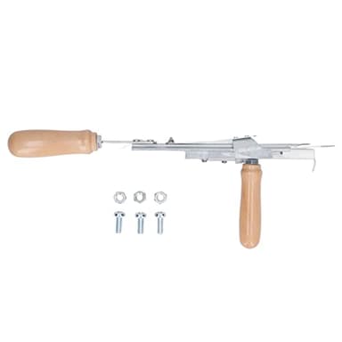 Drikou Manual Tufting Gun, manuel tapis de tufting pistolet avec poignée en bois outil de touffage à la rouille de bricolage pour les débutants et les amoureux du tufting