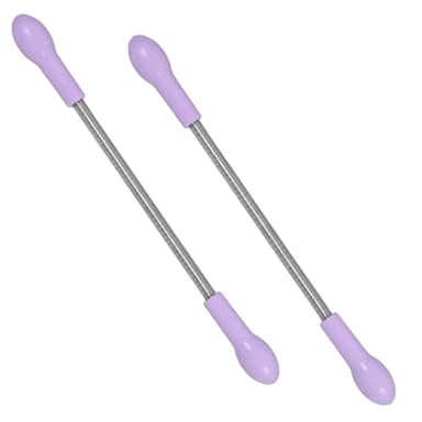 POPETPOP 2 Pinces à Épiler à Ressort Renforcé, Épilateur Visage et Corps en Métal, Précision Haute pour Sourcils, Lèvre et Menton, Accessoire Beauté Unisexe Adulte