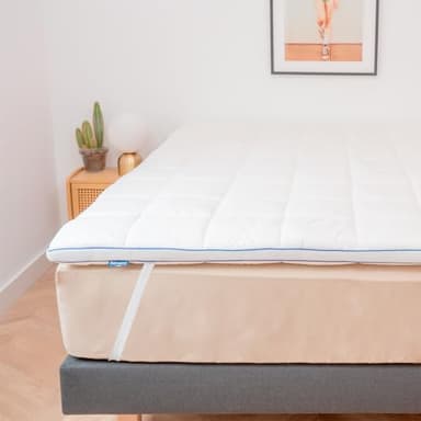 Bdreams - Surmatelas De Confort Moelleux 160 x 200 cm - Qualité Hôtellerie - Fabriqué en France - Epaisseur Totale de 7 cm - Enveloppe Déhoussable et Lavable - Certifié Oeko-Tex (160_x_200_cm)