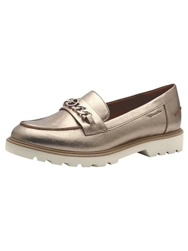 Tamaris Pantoufles pour femme 1-24649-44 - Doré clair - 41 EU, Or clair., 41 EU