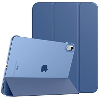 TiMOVO Coque Compatible avec iPad (A16) 11ème Génération 11 Pouces 2025/iPad 10ème Génération 10,9 Pouces 2022, Légère Housse Arrière Translucide en PC avec Réveil/Sommeil Auto, Bleu Abysse