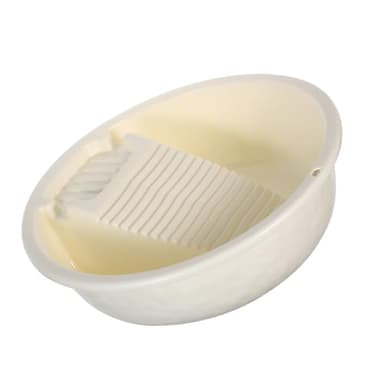 Gadpiparty Bassin Ver Portable avec Planche Intégrée Grande Capacité pour Lavage Main pour Petits Vêtements et Linge Délicat Facile à Déplacer pour Usage Domestique et Extérieur