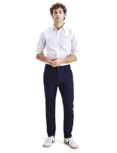 Dockers Original Chino Skinny Homme Pantalons, Navy Blazer, 33W / 32L