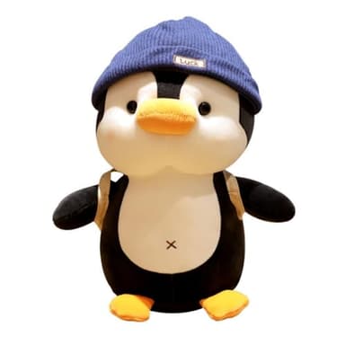 Tokaneit Jouets Pingouins à Câliner Compagnon, Peluche Pingouin pour Enfants, Jouet en Peluche Pingouin, Pingouin Plush Doll, Poupée Pingouin Cadeaux, pour Filles, Garçons et Bébés (25cm)