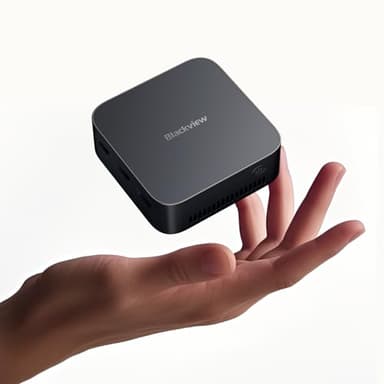 Blackview MP80 Mini PC Intel N97 CPU (jusqu'à 3.6 GHz) 16GB LPDDR5 RAM 512GB M.2 SSD, (Meilleur Que N95 et N100),4K UHD Mini PC Desktop, 3 HDMI, Gigabit Ethernet, 5G WiFi