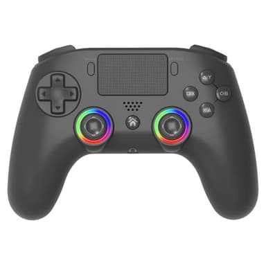 Subsonic - Manette sans Fil pour PS4 / Playstation 4 – Manette Noire Bluetooth avec LED, Vibrations et Prise pour Casque Gaming - Noir [playstation_4]