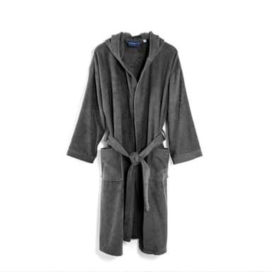 Caleffi – Peignoir Bain Homme et Femme en 100% coton, doux, absorbant et respirant, avec capuche, ceinture et poches – Parfait pour la salle de bain, le spa ou le sauna - Robe Chambre Femme