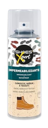 Shoes'Xpert - Spray Imperméabilisant pour Chaussures - Collection Sneakers - Incolore - Tous Textiles, Nubuck, Cuir Suède - Protection contre Humidité, Pluie, Salissures - 200 ml